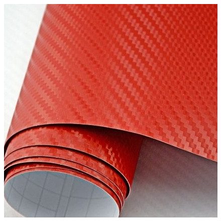 3D piros karbon fólia matrica
