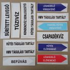 Jelző matricák gyártása