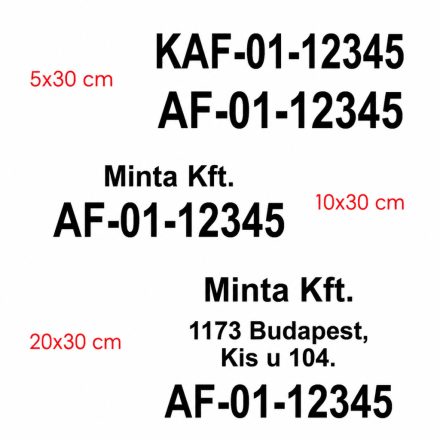 FUVAROZÓI ENGEDÉLYSZÁM MATRICA (háttér nélkül)