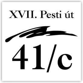 Házszámtábla készítése
