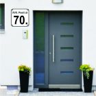 Házszámtábla készítése