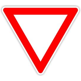 Behajtani tilos KRESZ tábla