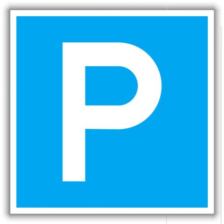 Parkoló, közlekedési tábla