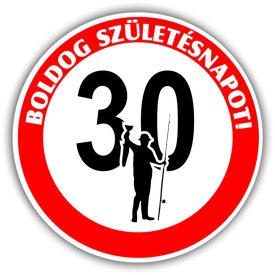Születésnapi tábla horgászoknak, a kért évszámmal. 