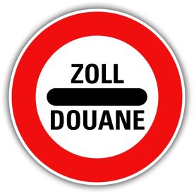 Zoll duane, közlekedési tábla