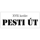 Utcanév tábla készítése